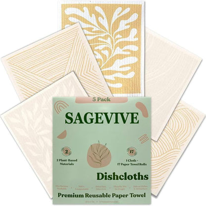 Dishcloths for Kitchen & Cleaning | 5 Pack