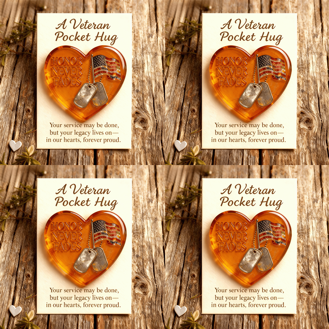 🌲Christmas & Veterans Day Gift🎖 Veteran Pocket Hug – “Honor Never Fades”