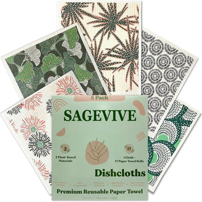 Dishcloths for Kitchen & Cleaning | 5 Pack