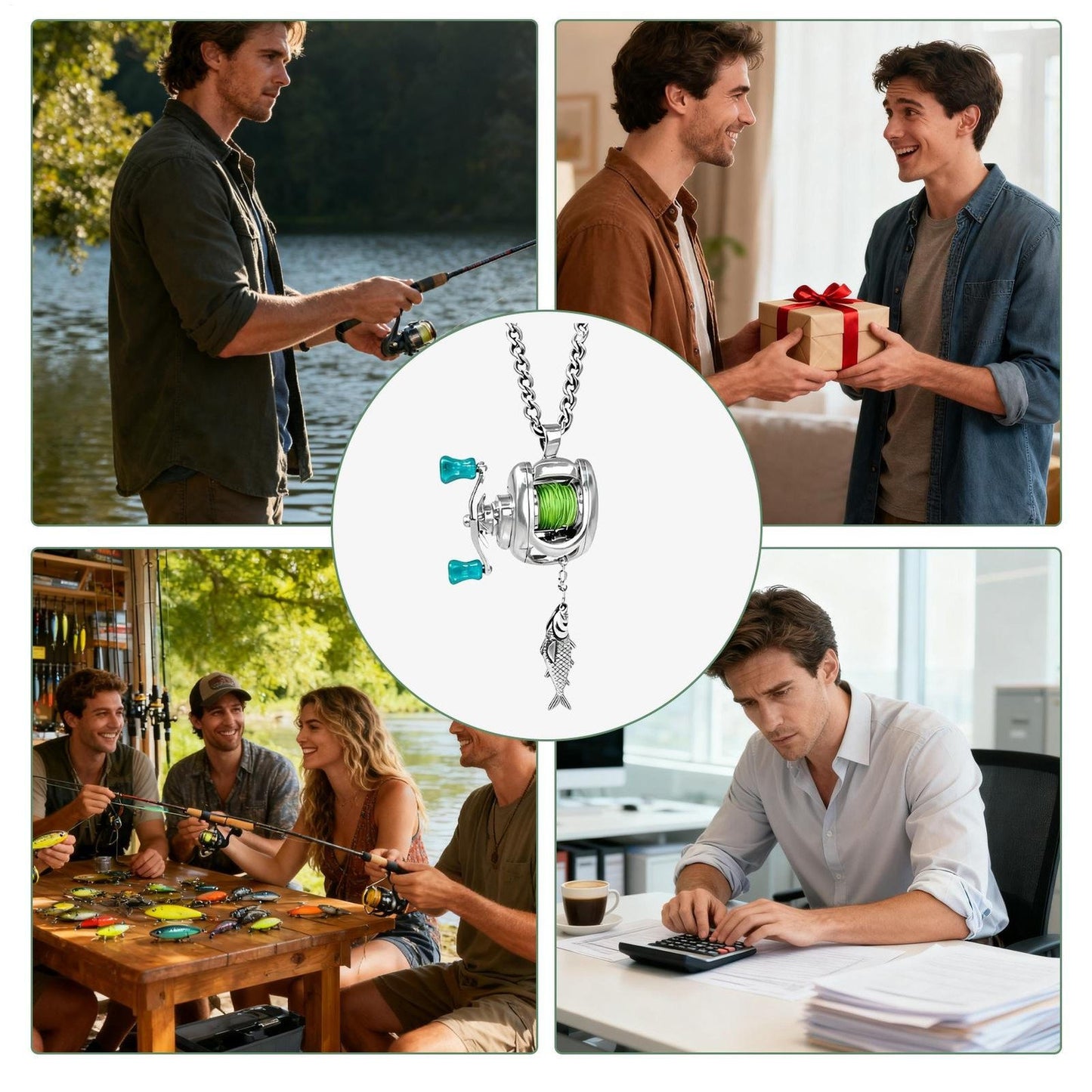 🎁Christmas Sale 49% OFF🎅Fishing Reel Jewelry Set(Buy 2 Free Shipping)