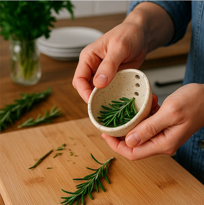 Earthenware Herb/Coriander Stripper