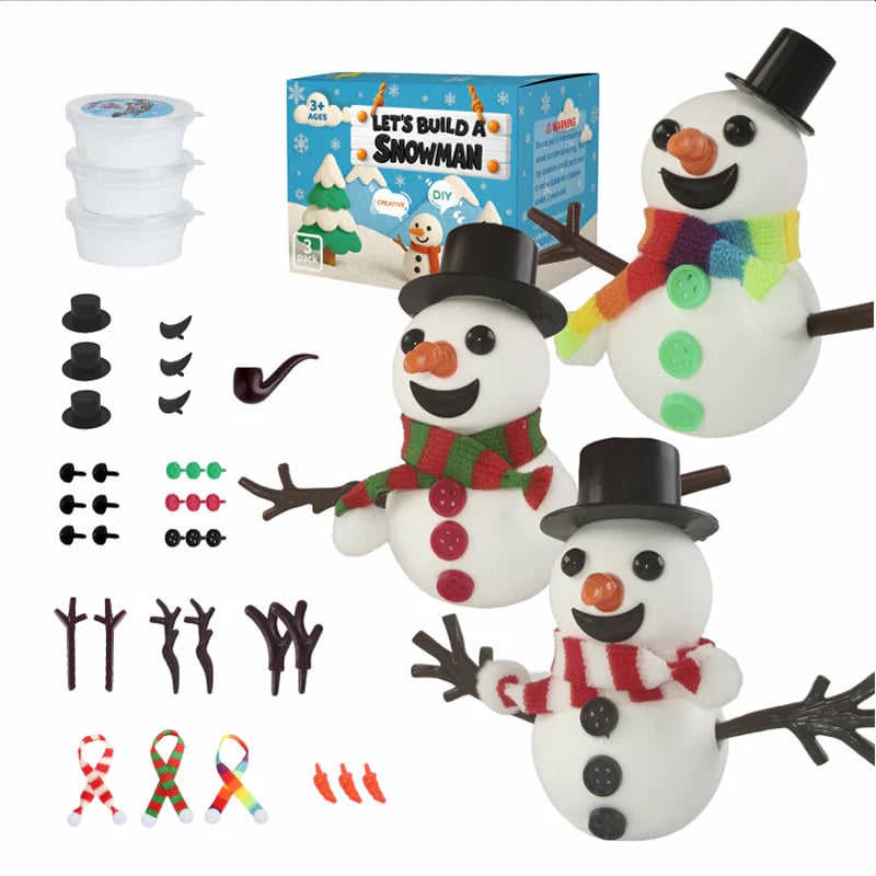 🔥Last Day 49% OFF - 🎁Create your very own unique snowman!☃️ -✨[DIY Christmas Snowman Crafts Sets for Kids]✨