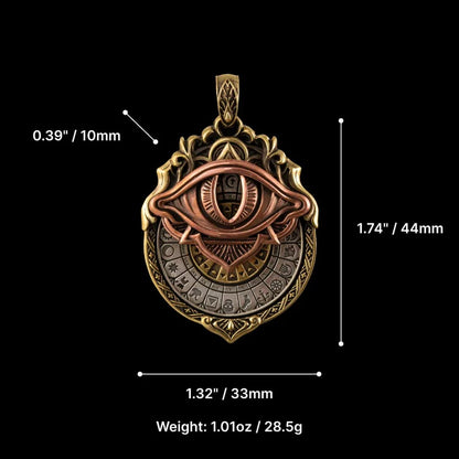 🔥👁️‍🗨️Handmade Tarot Vision Pendant: Connect to Cosmic Wisdom Anytime(Buy 2 Free Shipping Now))