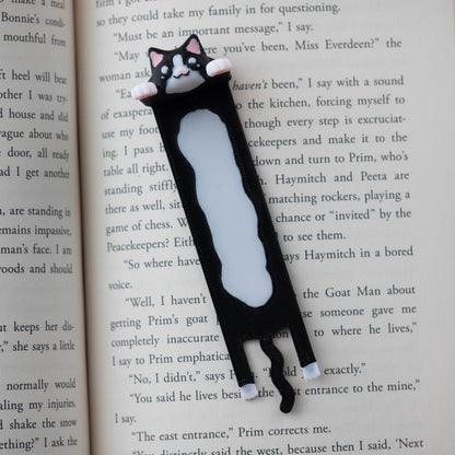 Hanging Cat Bookmark | White Elephant Gift