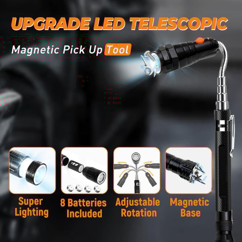 🔧Telescoping Magnetic Pickup Tools(Buy 3 Free Shipping Now)