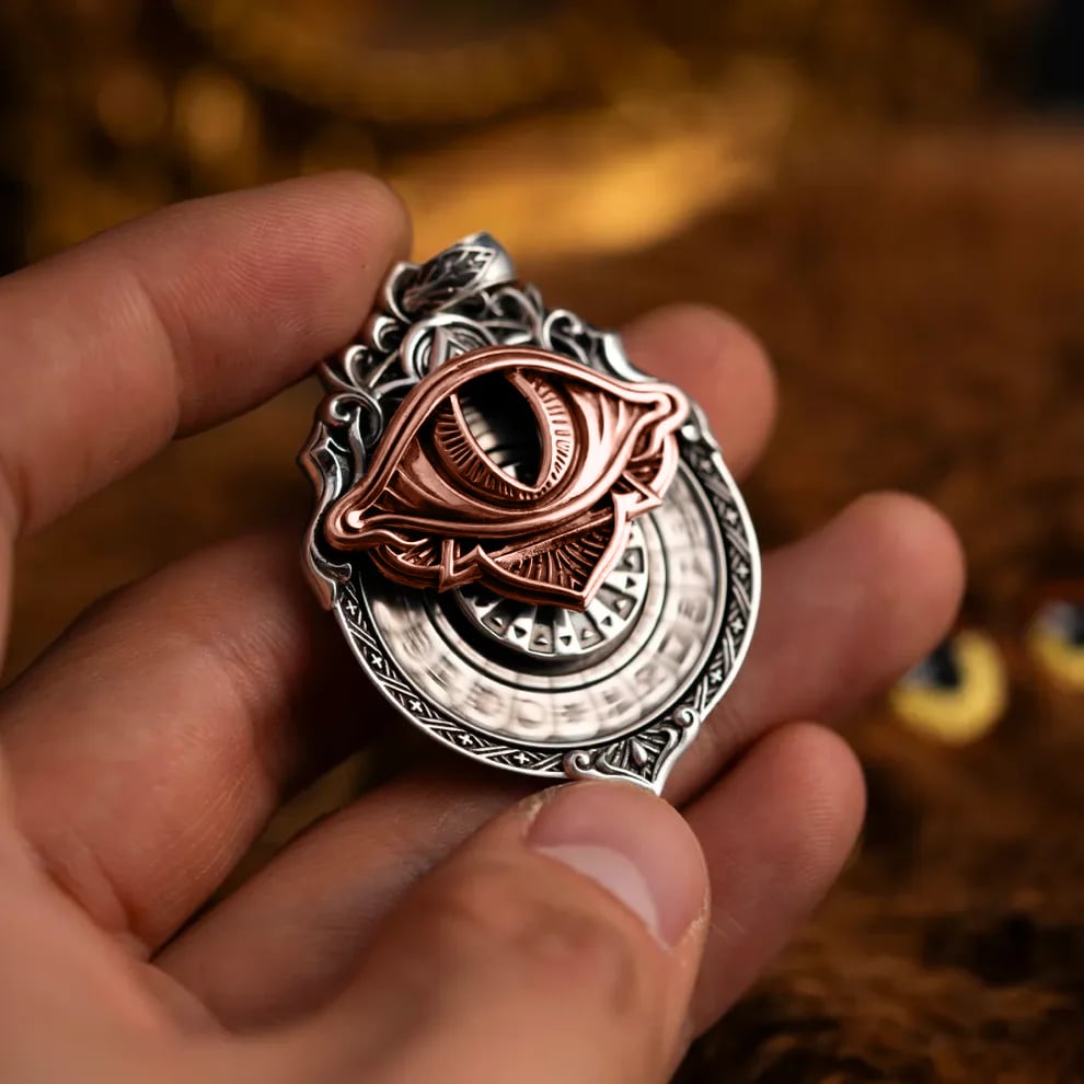 🔥👁️‍🗨️Handmade Tarot Vision Pendant: Connect to Cosmic Wisdom Anytime(Buy 2 Free Shipping Now))