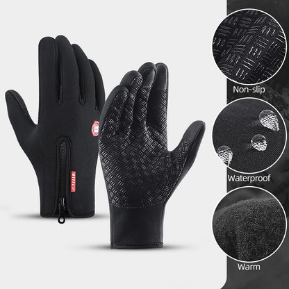 🏆Ultimate Waterproof & Windproof Thermal Non-Slip Gloves(Buy 4 Free Shipping Now)