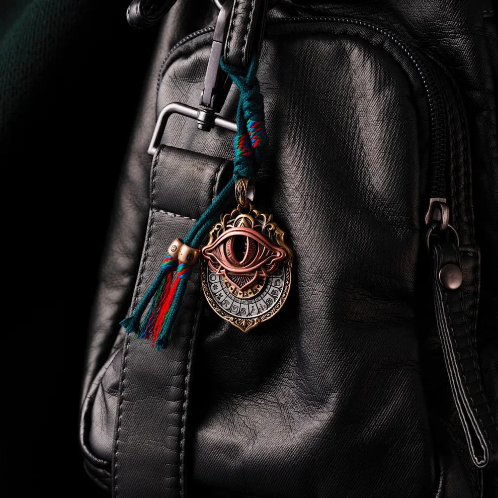 🔥👁️‍🗨️Handmade Tarot Vision Pendant: Connect to Cosmic Wisdom Anytime(Buy 2 Free Shipping Now))