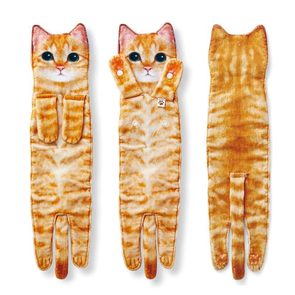 🎁 Early Christmas Sale — Up to 49% OFF! 🎅 Funny Cat Hand Towels(Buy More Save More)