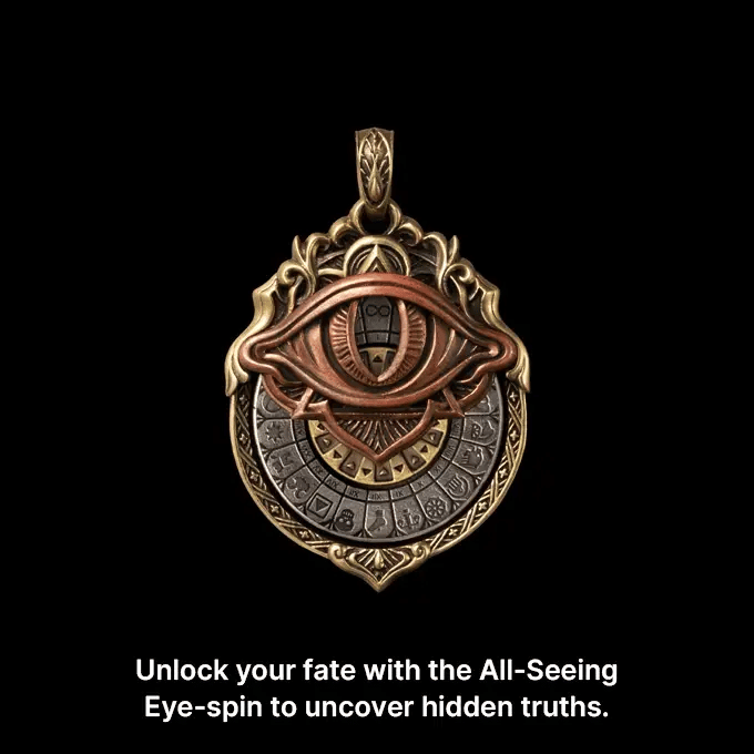 🔥👁️‍🗨️Handmade Tarot Vision Pendant: Connect to Cosmic Wisdom Anytime(Buy 2 Free Shipping Now))