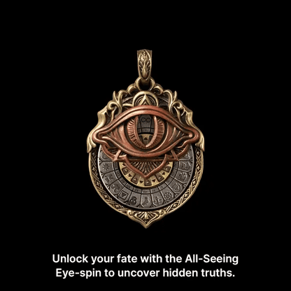 🔥👁️‍🗨️Handmade Tarot Vision Pendant: Connect to Cosmic Wisdom Anytime(Buy 2 Free Shipping Now))