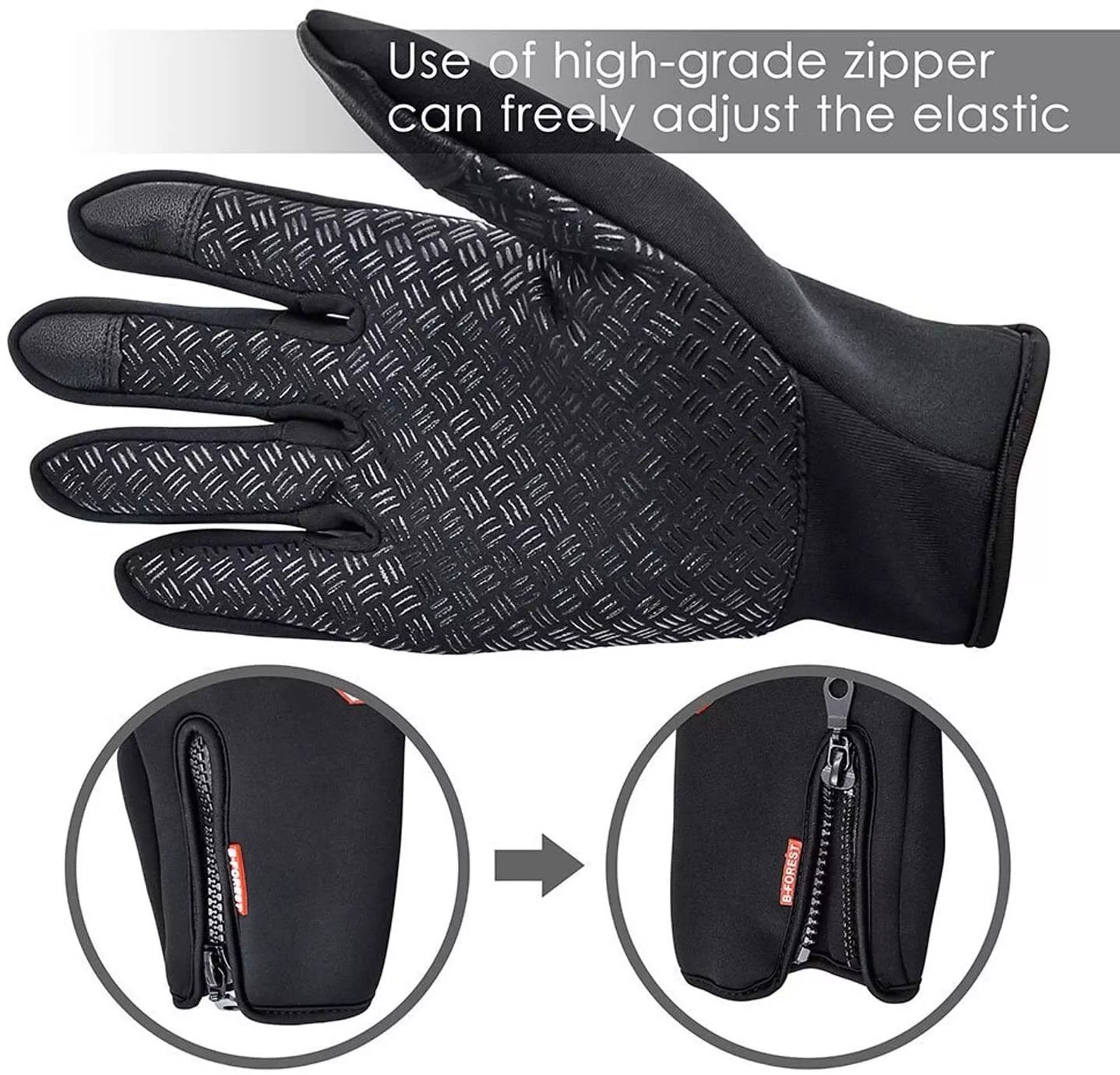 🏆Ultimate Waterproof & Windproof Thermal Non-Slip Gloves(Buy 4 Free Shipping Now)