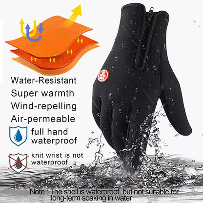 🏆Ultimate Waterproof & Windproof Thermal Non-Slip Gloves(Buy 4 Free Shipping Now)
