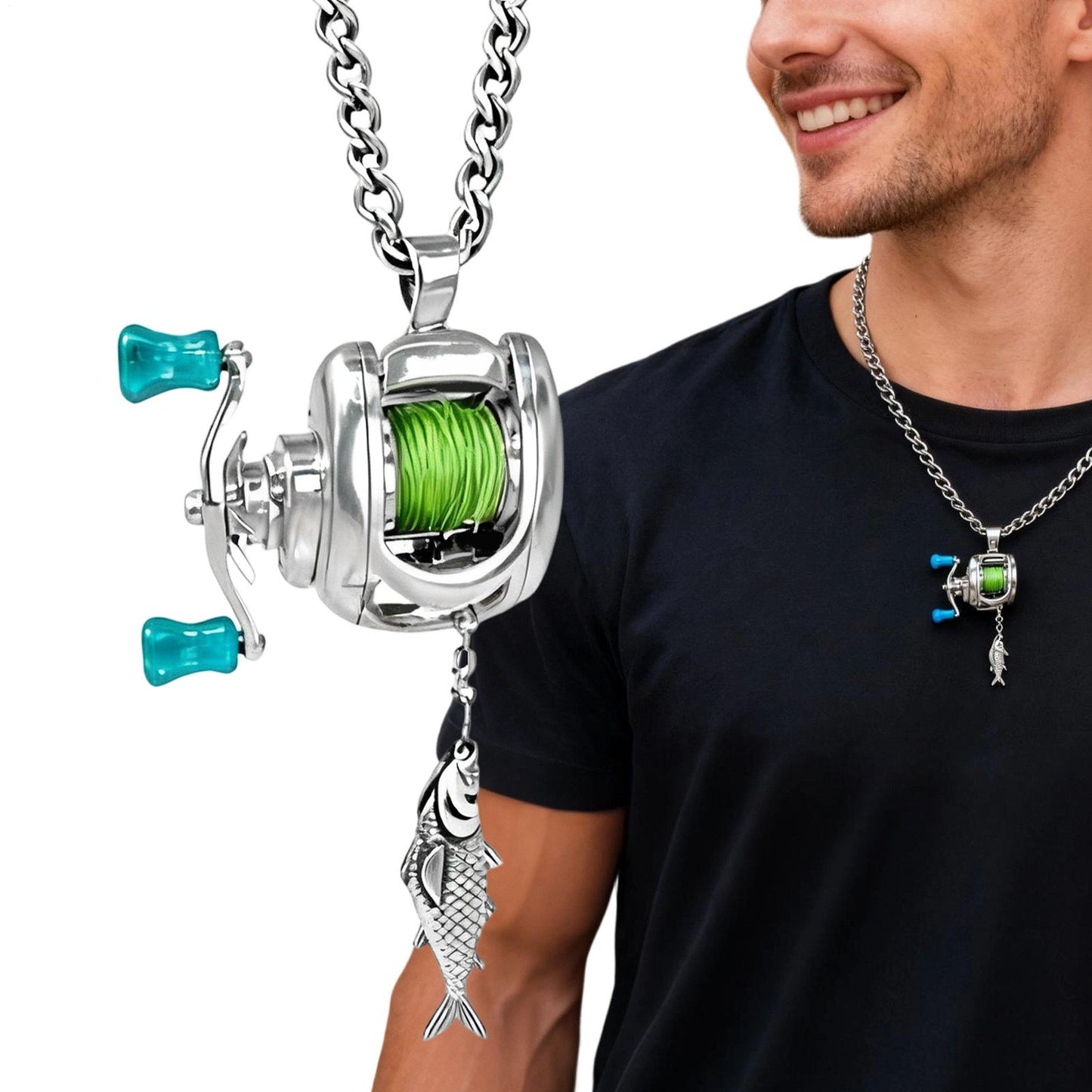 🎁Christmas Sale 49% OFF🎅Fishing Reel Jewelry Set(Buy 2 Free Shipping)