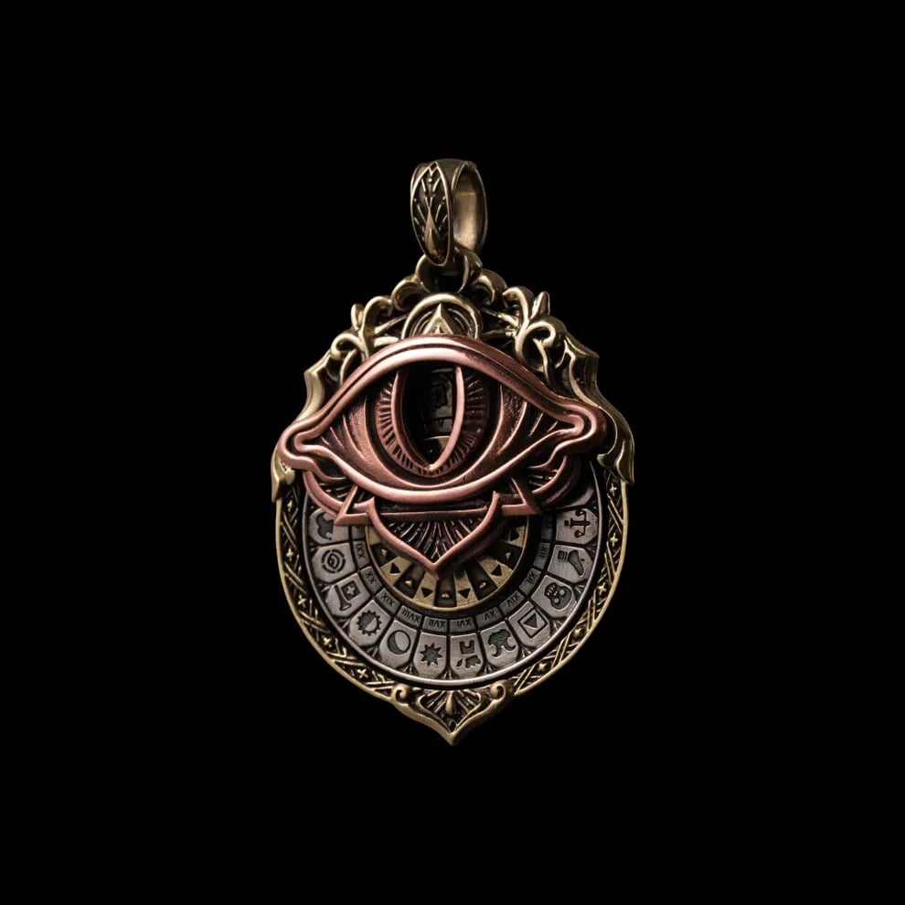 🔥👁️‍🗨️Handmade Tarot Vision Pendant: Connect to Cosmic Wisdom Anytime(Buy 2 Free Shipping Now))