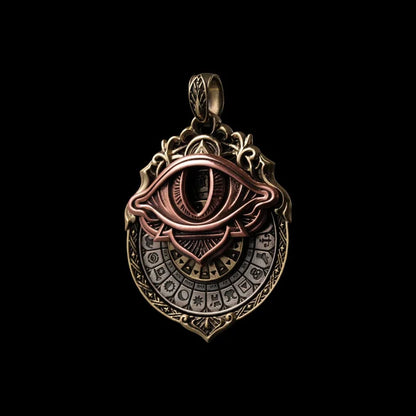 🔥👁️‍🗨️Handmade Tarot Vision Pendant: Connect to Cosmic Wisdom Anytime(Buy 2 Free Shipping Now))
